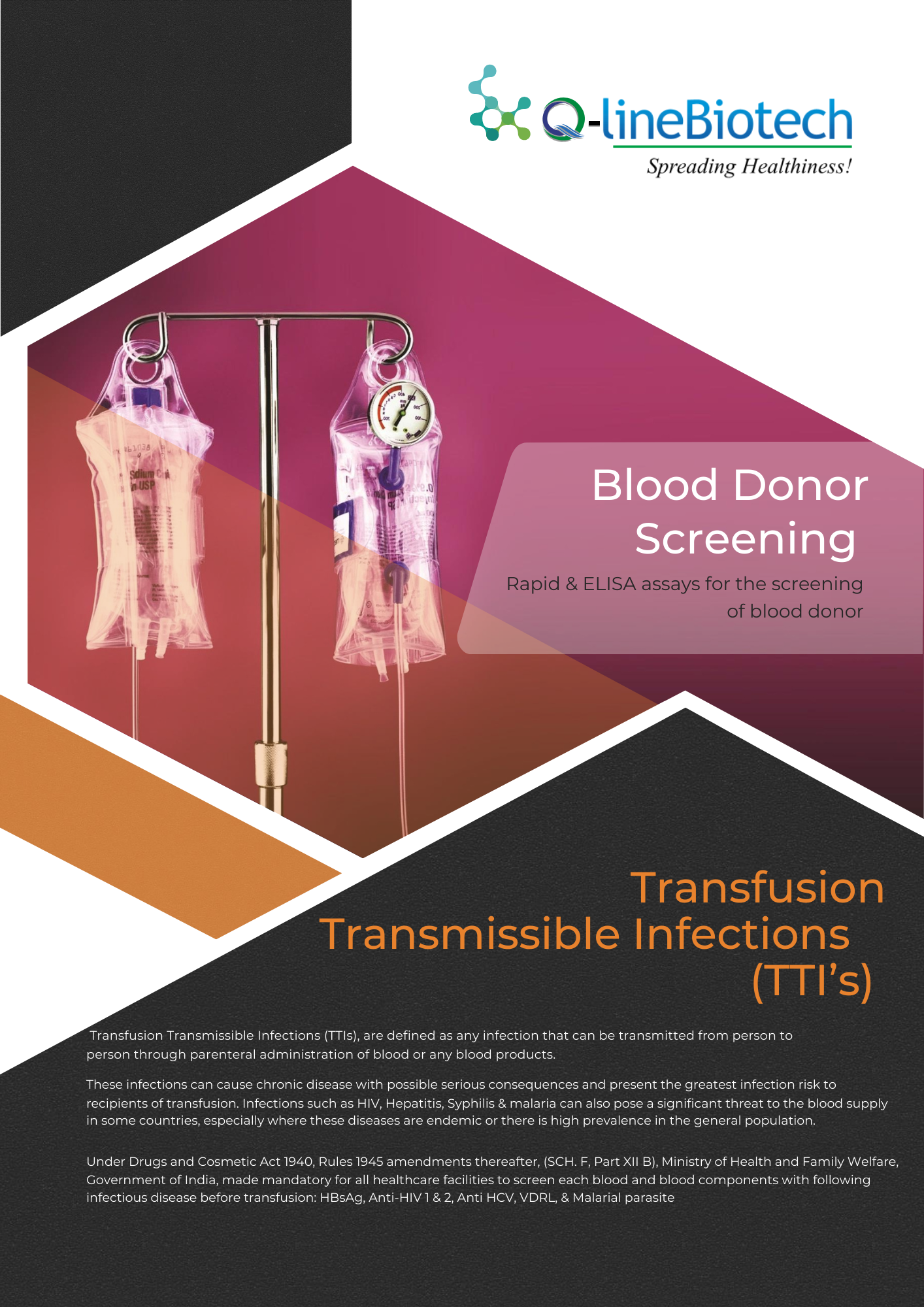 Blood Donor Screening Rapid & ELISA